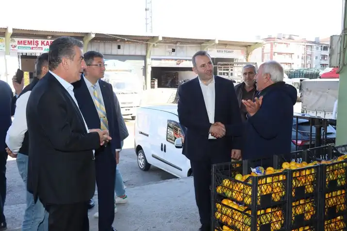 yalova belediyesi başkan vekili mustafa tutuk, yalova sebze meyve halinde