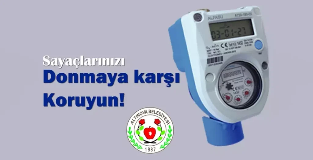 SU SAYAÇLARI İÇİN ‘DON’ UYARISI