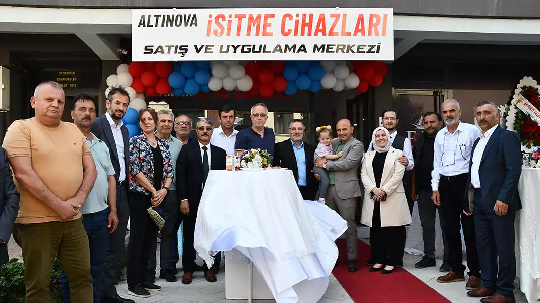 ALTINOVA İŞİTME MERKEZİ AÇILDI