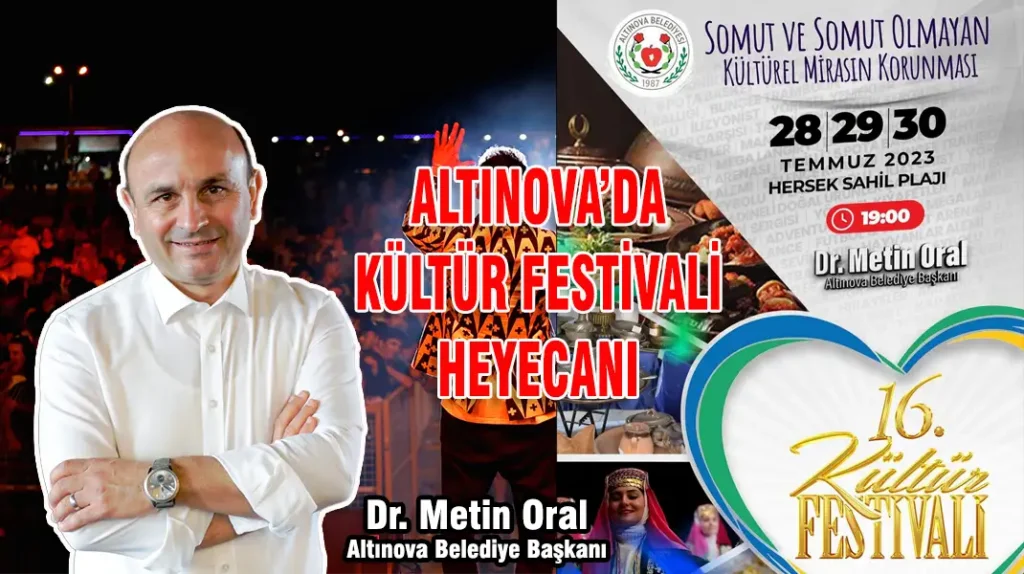 ALTINOVA’DA KÜLTÜR FESTİVALİ HEYECANI