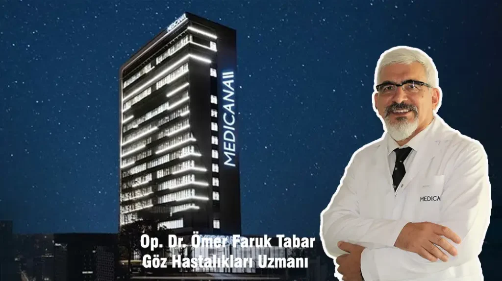 Medicana Bursa Hastanesi Göz Hastalıkları Uzmanı Op. Dr. Ömer Faruk Tabar