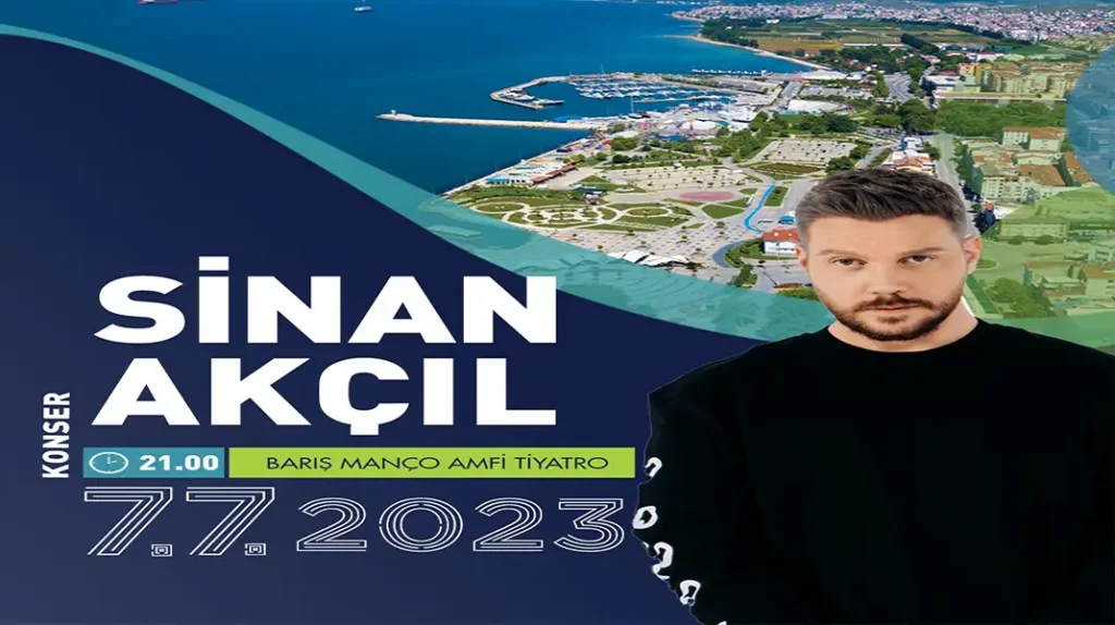 YALOVA’NIN İL OLUŞU SİNAN AKÇIL KONSERİYLE KUTLANACAK
