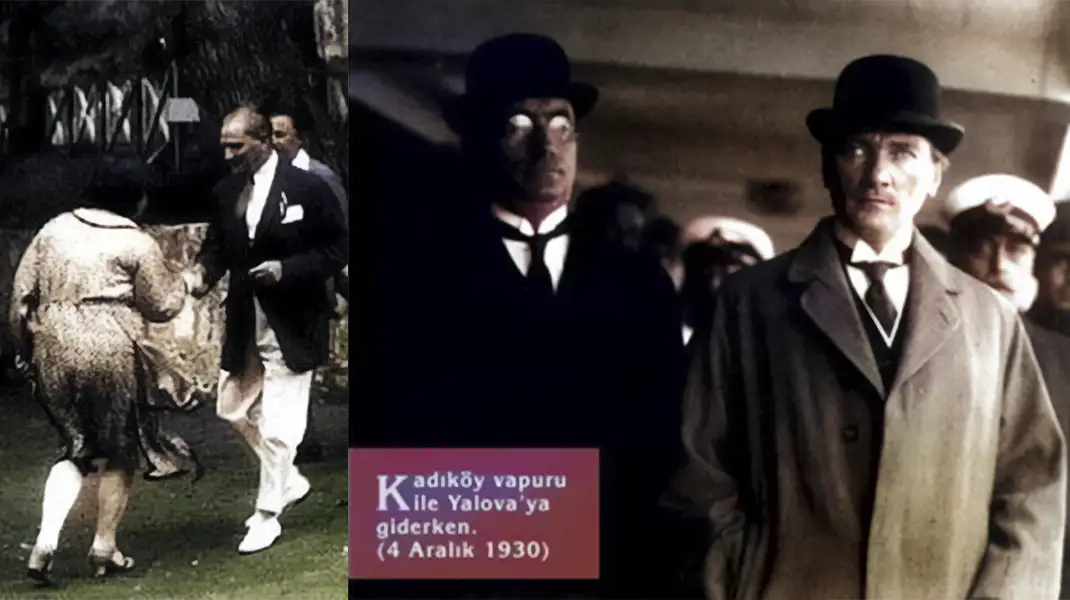 ATATÜRK’ÜN YALOVA’YA GELİŞİNİ