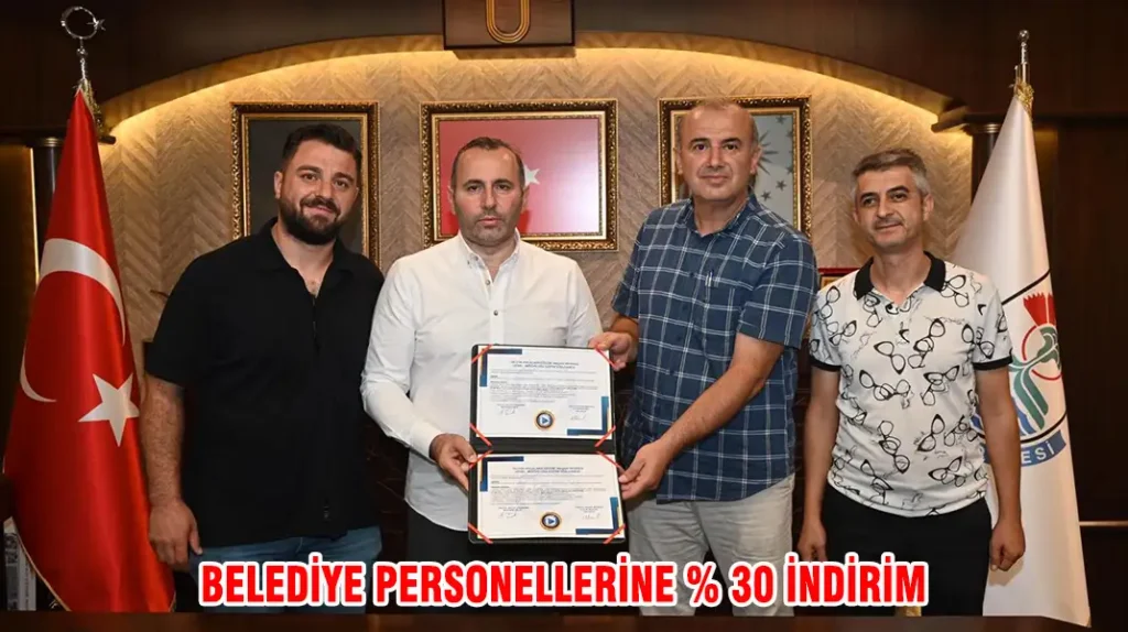 BELEDİYE PERSONELLERİNE % 30 İNDİRİM