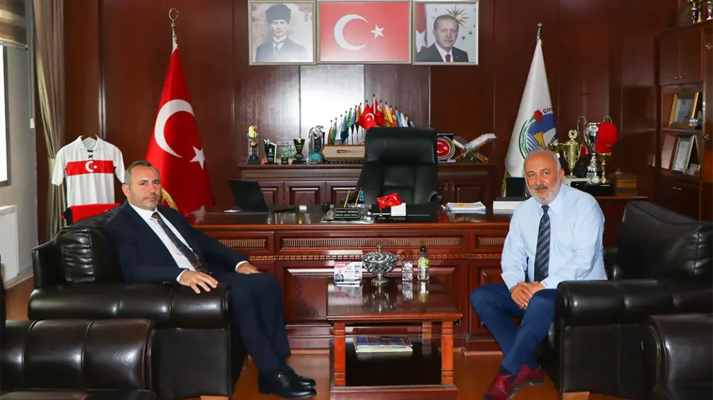 BAŞKAN SİLPAGAR, BAŞKAN TUTUK’U AĞIRLADI