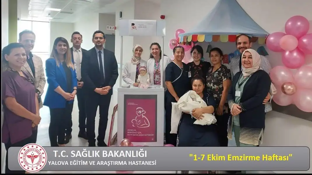 YALOVA EĞİTİM VE ARAŞTIRMA HASTANESİNDE ‘EMZİRME HAFTASI’ ETKİNLİKLERLE KUTLANDI