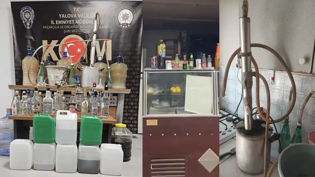 KAÇAK ALKOL OPERASYONU YAPILDI