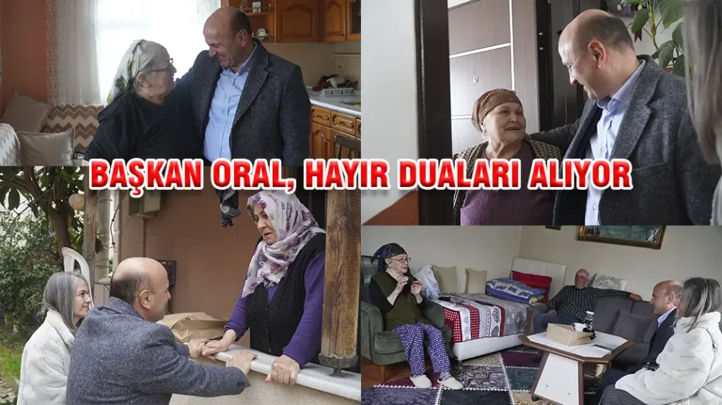 BAŞKAN ORAL, HAYIR DUALARI ALIYOR