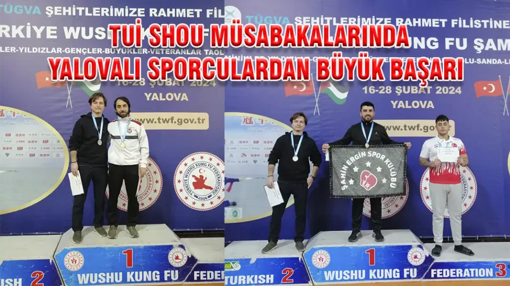 TUİ SHOU MÜSABAKALARINDA YALOVALI SPORCULARDAN BÜYÜK BAŞARI