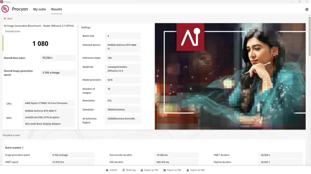 UL to release Procyon AI Image Generation Benchmark