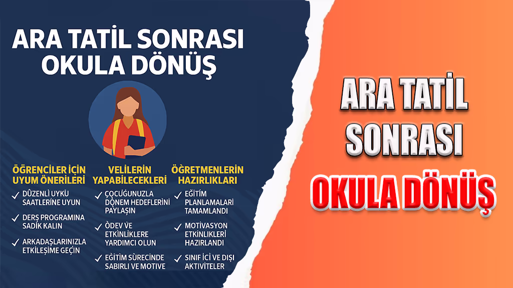 ARA TATİL SONRASI OKULA DÖNÜŞ