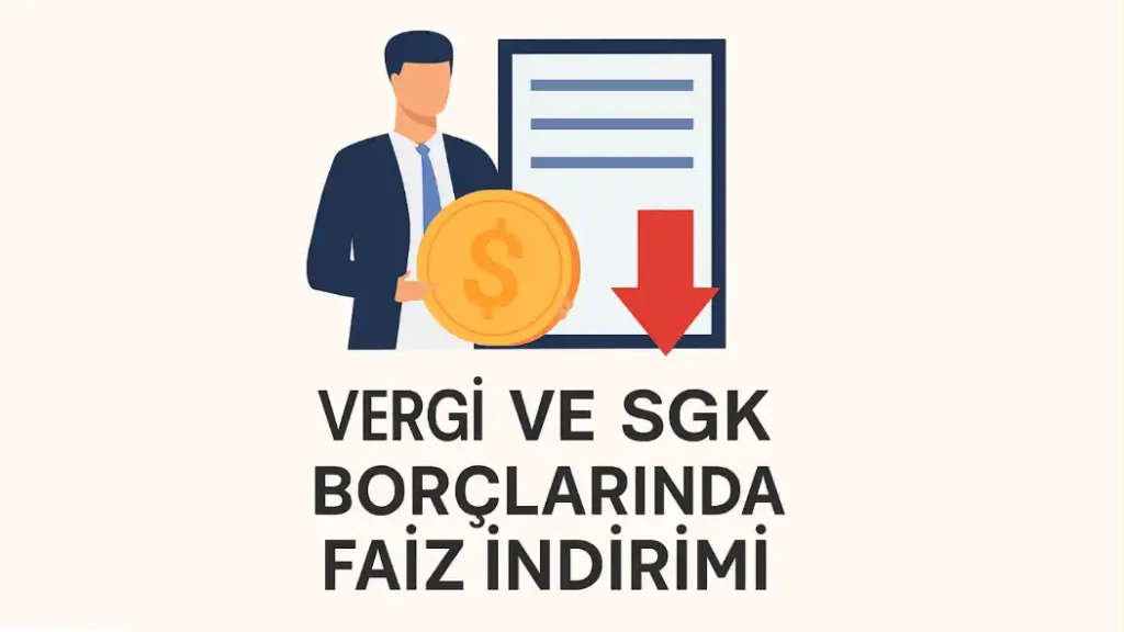 VERGİ VE SGK BORÇLARINDA FAİZ İNDİRİMİ