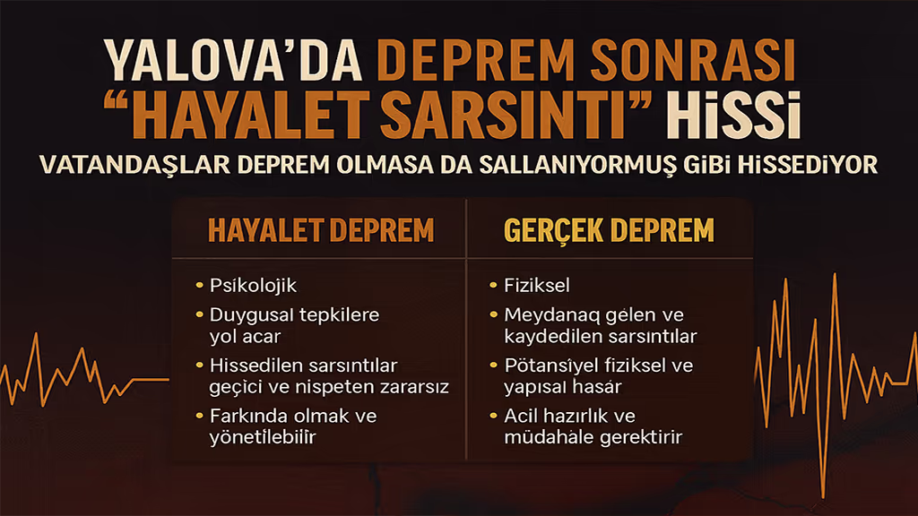 YALOVA’DA DEPREM SONRASI “HAYALET SARSINTI” HİSSİ
