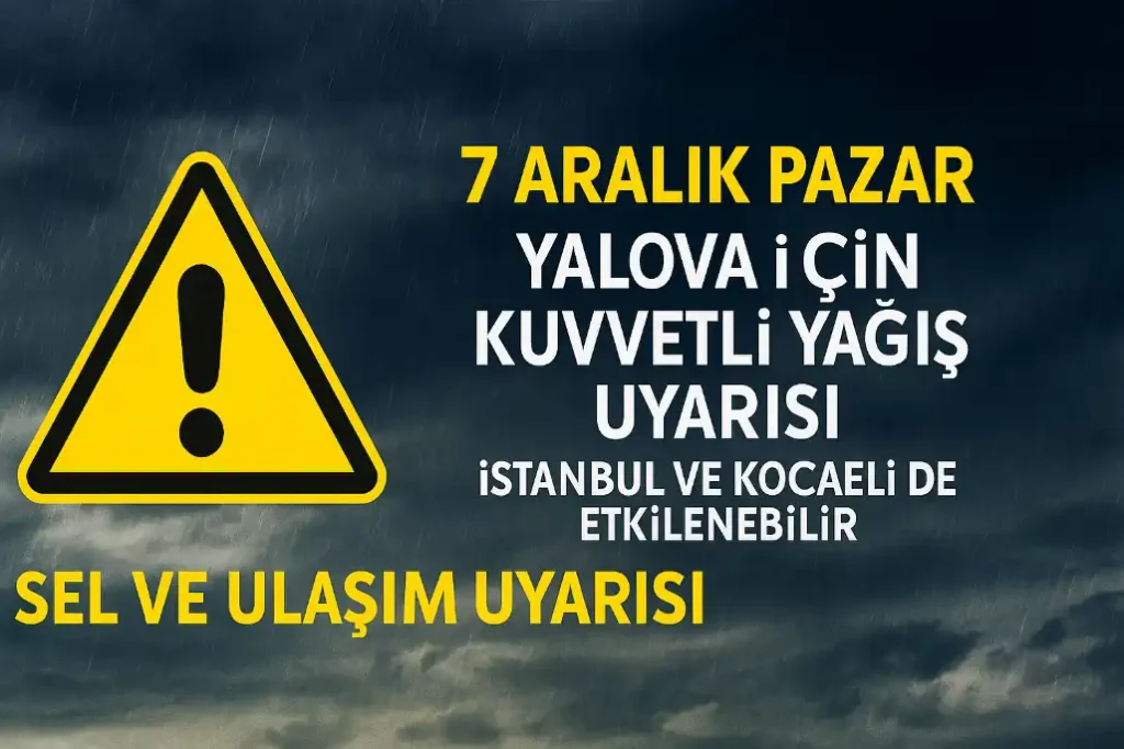 Kuvvetli Yağış Bekleniyor