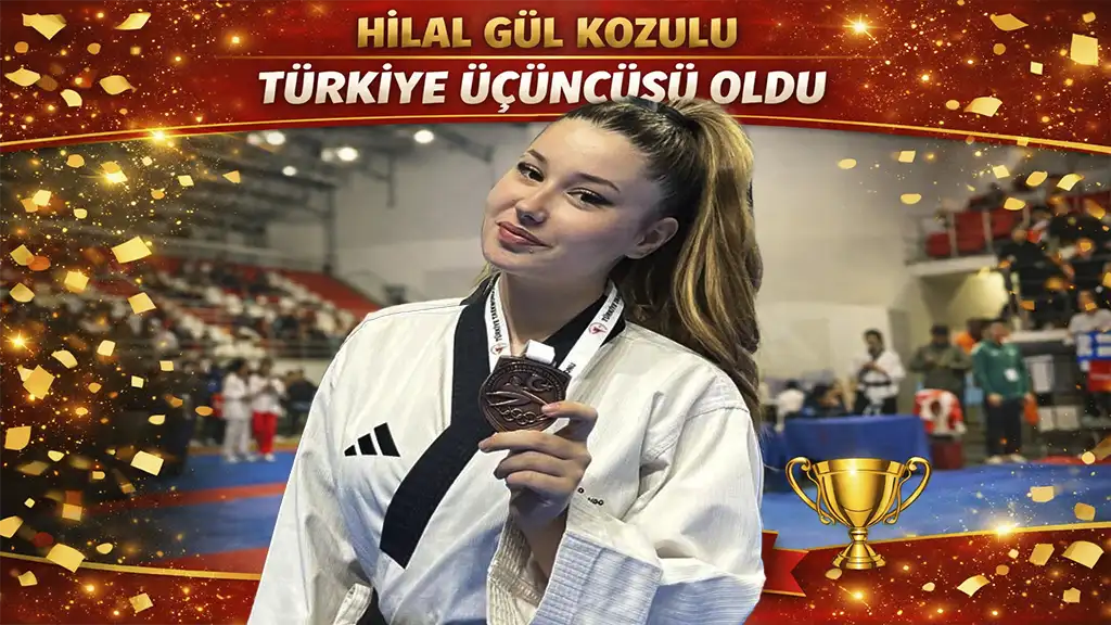HİLAL GÜL KOZULU TÜRKİYE ÜÇÜNCÜSÜ OLDU