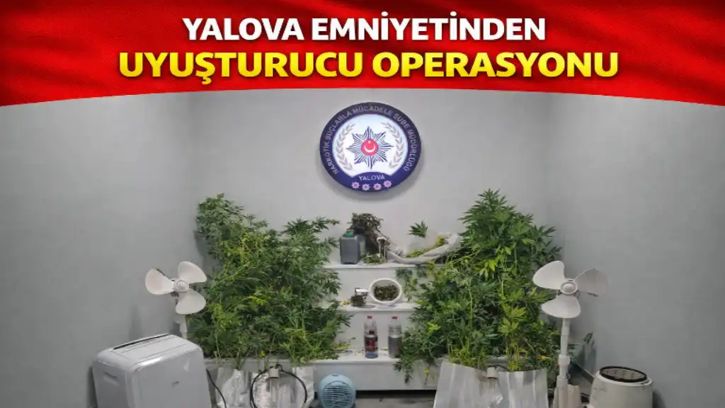YALOVA EMNİYETİNDEN UYUŞTURUCU OPERASYONU