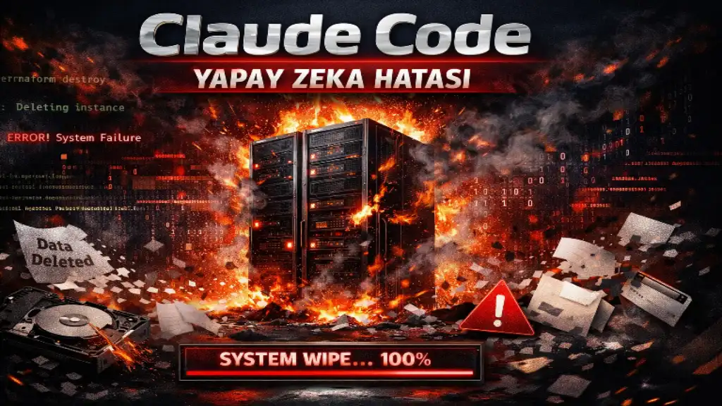 YAPAY ZEKA CLAUDE CODE, CANLI SİSTEMİ SANİYELER İÇİNDE SİLDİ