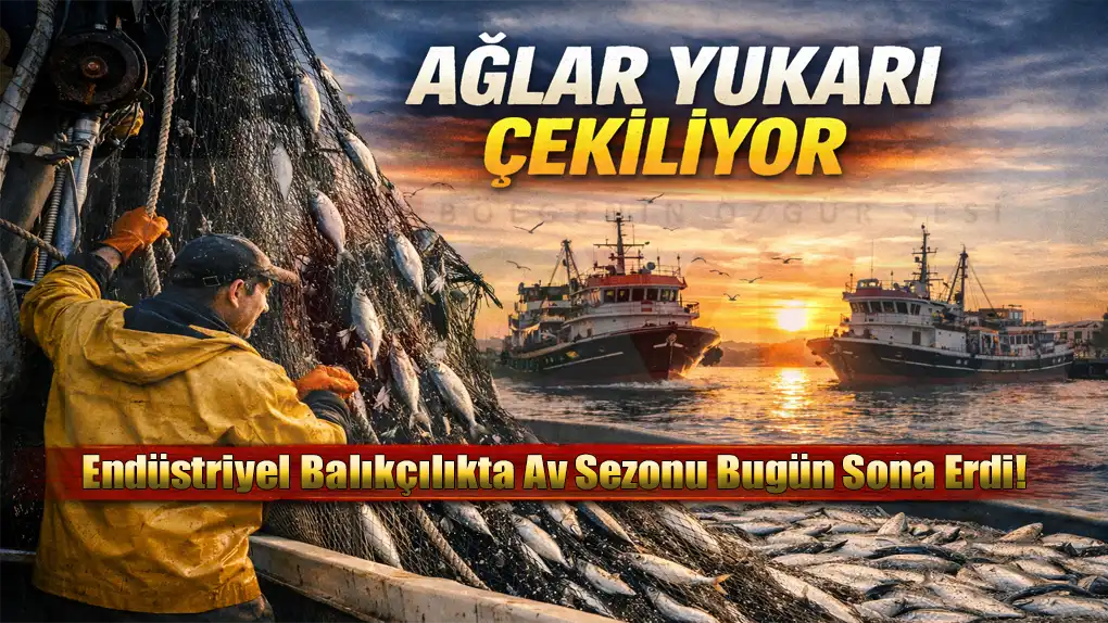 Ağlar Yukarı Çekiliyor Endüstriyel Balıkçılıkta Av Sezonu Bugün Sona Erdi!
