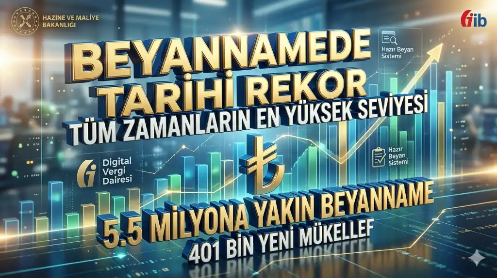 Beyannamesinde 5,5 Milyon Eşiği Aşıldı!