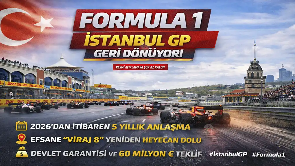 FORMULA 1 İSTANBUL GP GERİ DÖNÜYOR!