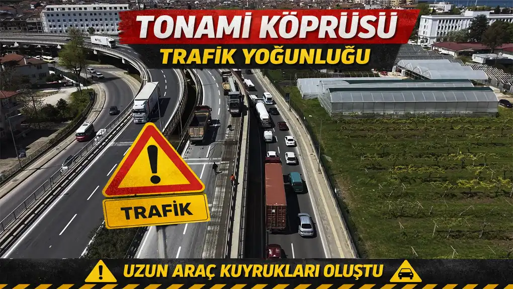 Tonami Köprülü Kavşağı’nda bakım çalışması başladı