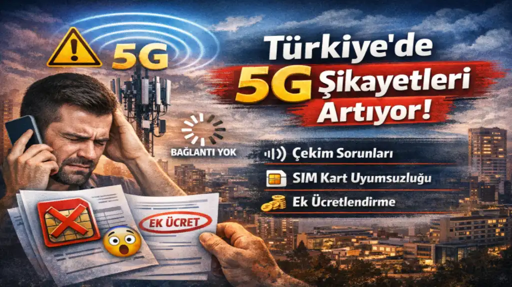 Türkiye’de 5G Kullanıcı Şikayetleri Artıyor