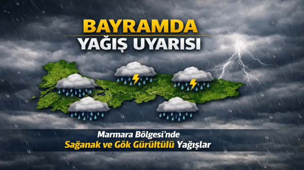 Kurban Bayramı ve Hafta Sonu İçin Yağış Uyarısı