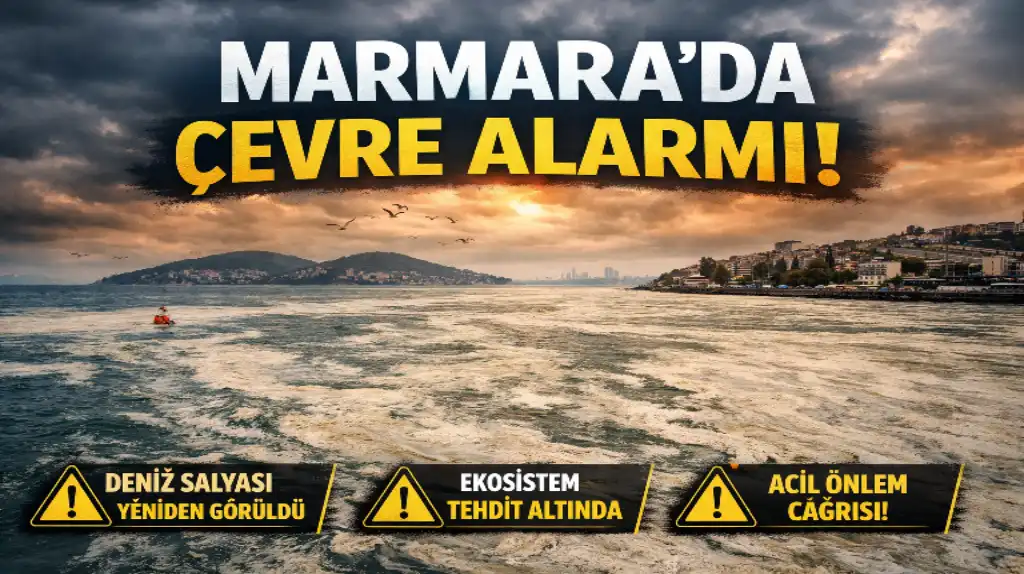 Marmara Denizi’nde Çevre Alarmı