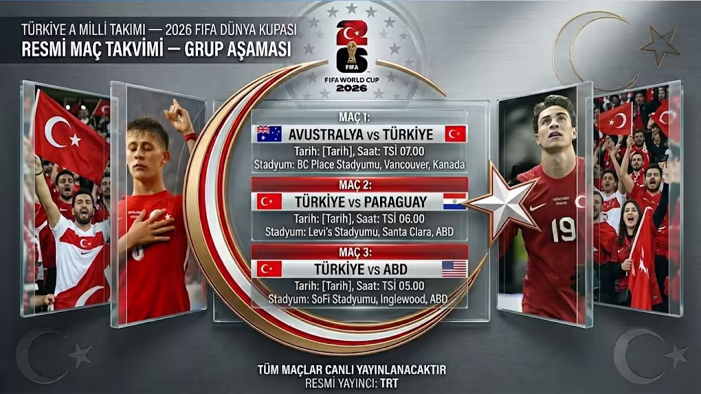 Türkiye 2026 FIFA Dünya Kupası’nda Sahne Alıyor