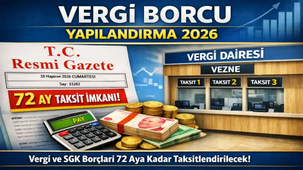 Vergi ve Sgk Borcu Yapılandırması Resmî Gazete’de Yayımlandı