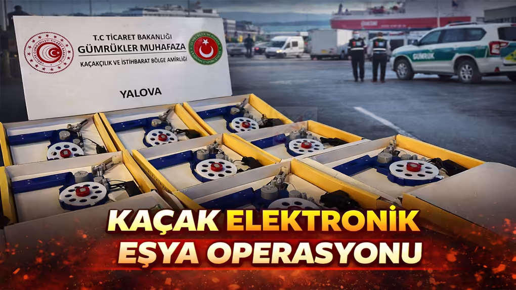 Yalova Ro-Ro Limanı’nda Kaçak Elektronik Etiketleme Makinaları Ele Geçirildi
