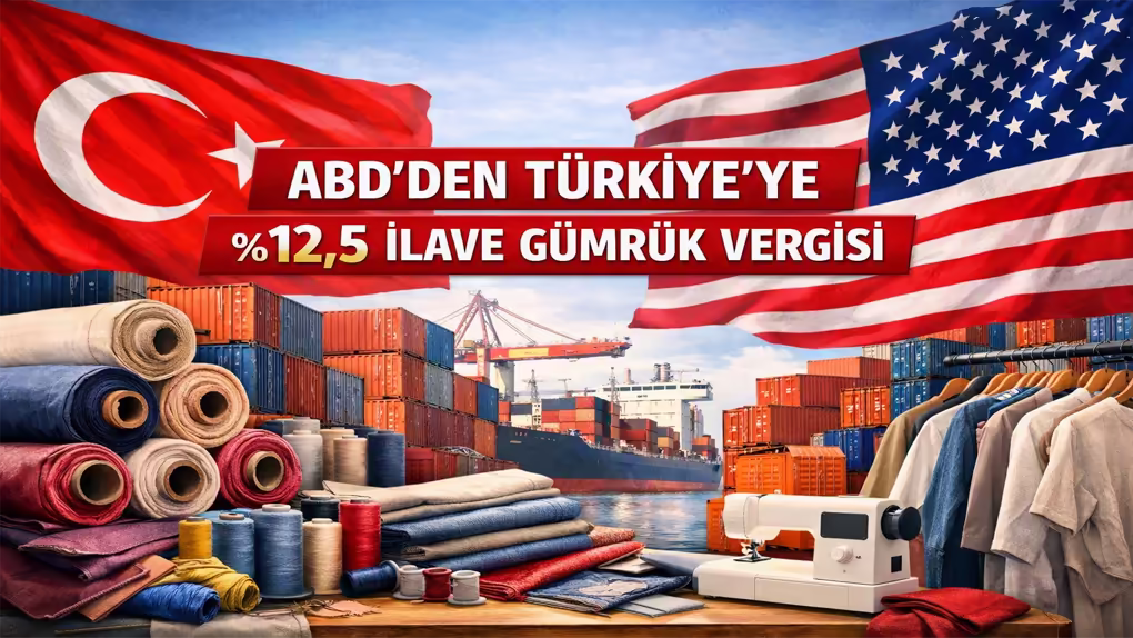 ABD’den Türkiye’ye %12,5 İlave Gümrük Vergisi
