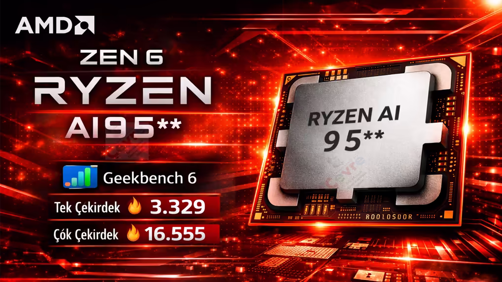 AMD Zen 6 Tabanlı Medusa Point Mobil Platformu Geekbench’te Zirveye Oynuyor