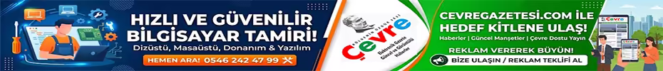 Bilisayar ve Çevre Logo yanı REKLAM 2026