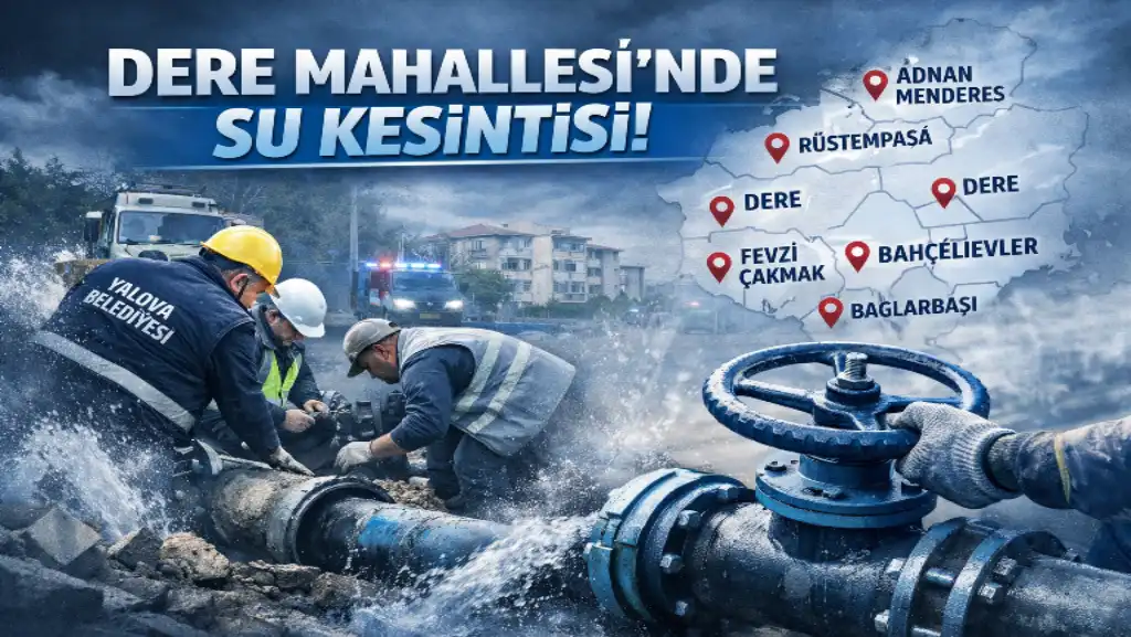 Dere Mahallesi’nde Ana Boru Arızası