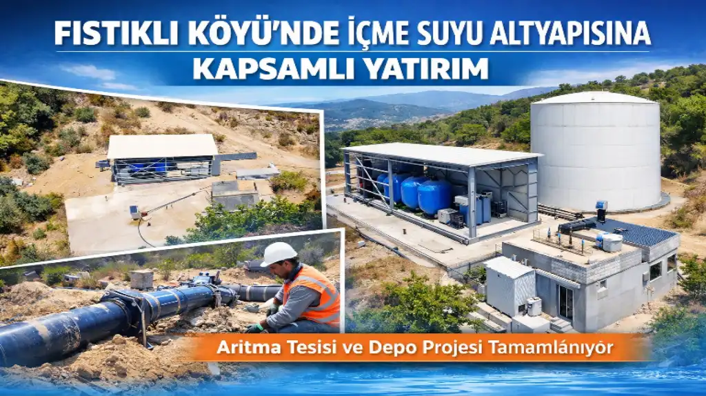 Fıstıklı Köyü’nde İçme Suyu Altyapısına Kapsamlı Yatırım