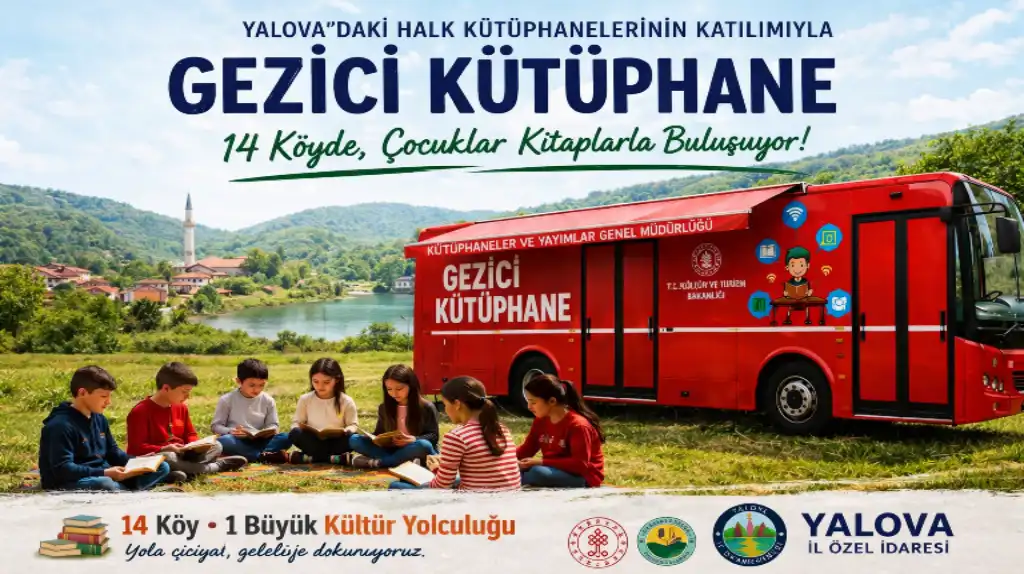 Gezici Çocuk Kütüphanesi 14 Köyde Çocuklarımızı Kitaplarla Buluşturuyor