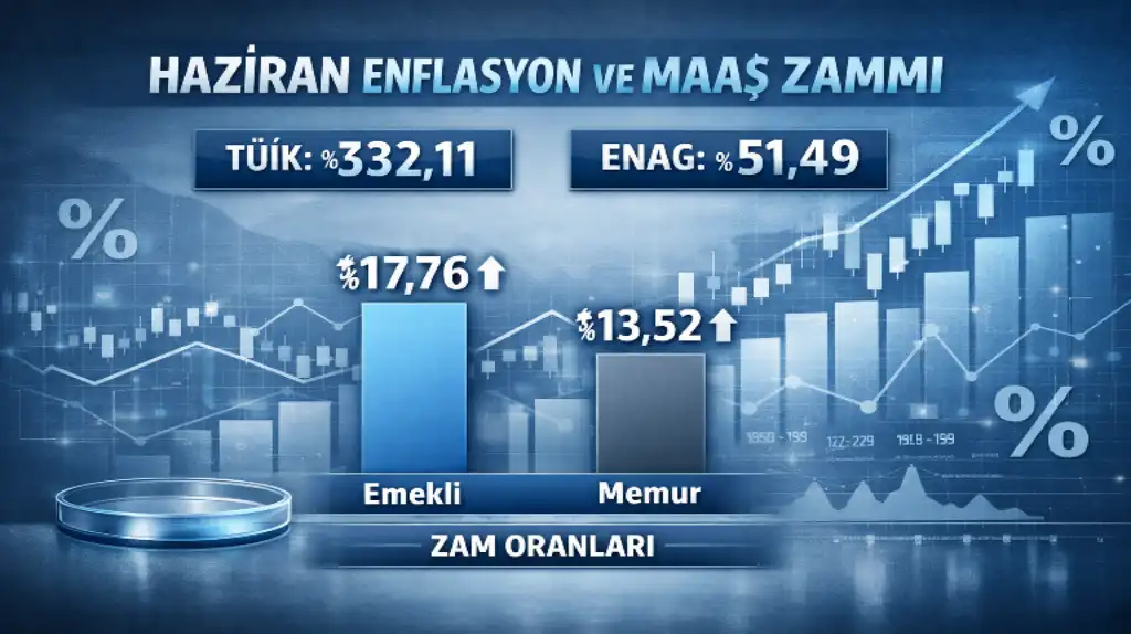 Haziran Enflasyonu Açıklandı Memur ve Emekli Zammı Netleşti