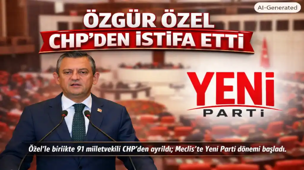 Özgür Özel CHP’den İstifa Etti