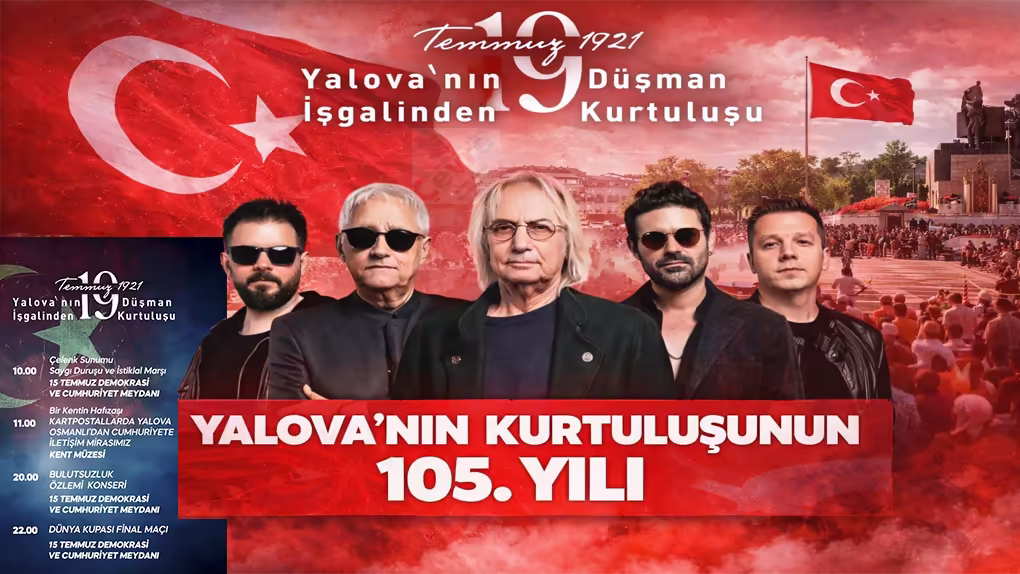 Yalova, Kurtuluşunun 105. Yılını Coşkuyla Kutlamaya Hazırlanıyor