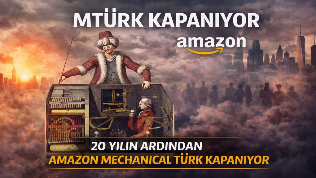 Amazon Mechanical Türk Kapanıyor: 20 Yıllık Dönemin Sonu
