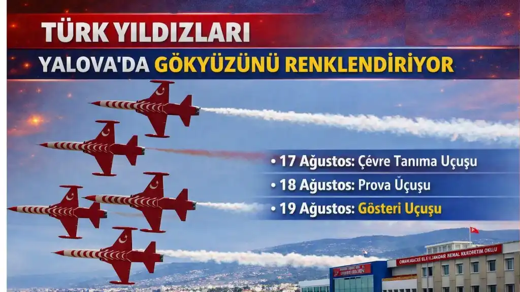 Türk Yıldızları Yalova Semalarında