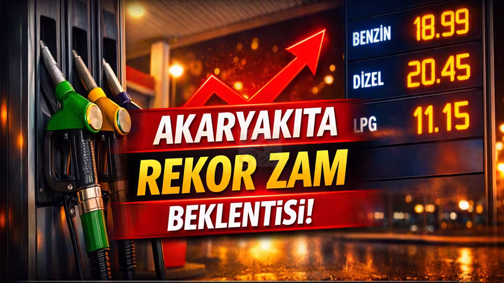 Akaryakıta bu gece rekor zam bekleniyor