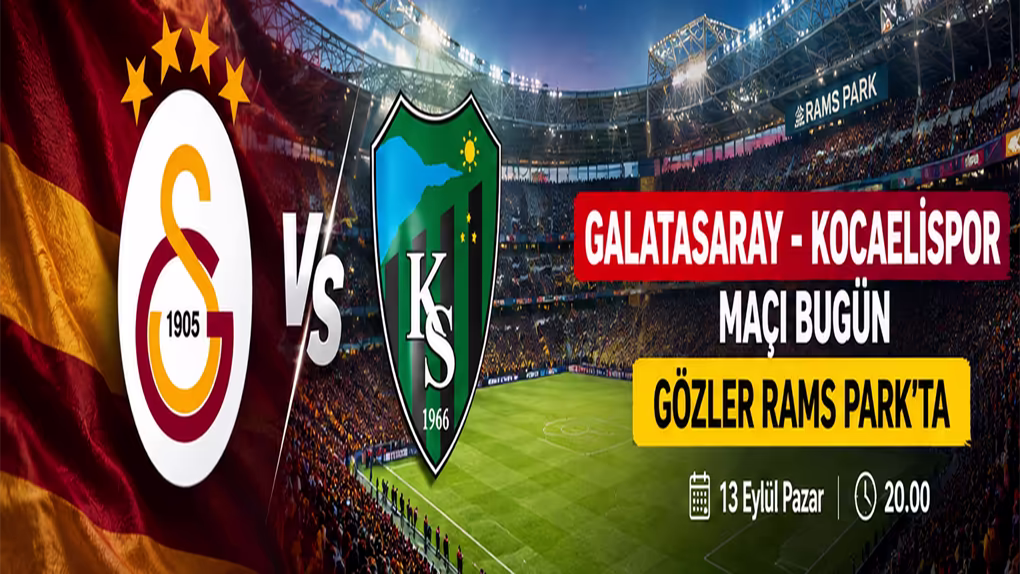 Galatasaray-Kocaelispor maçı bugün: Saat kaçta, hangi kanalda?