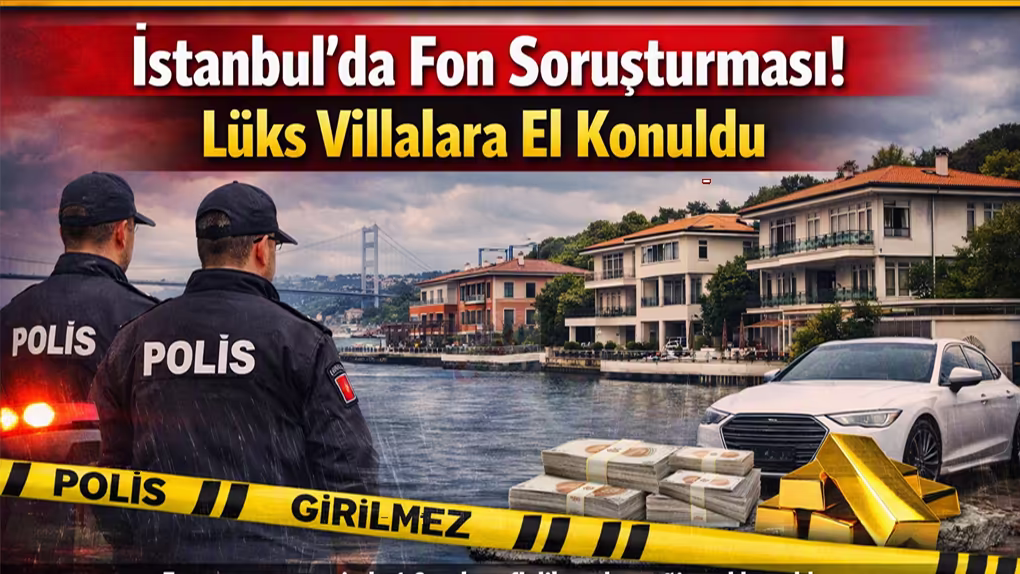 İstanbul’da Fon Soruşturmasında 1,2 Milyar TL’lik 5 Villaya El Konuldu