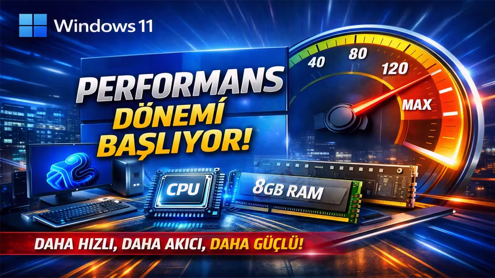 Microsoft, Windows 11’de Performans Dönemi Başlatıyor!