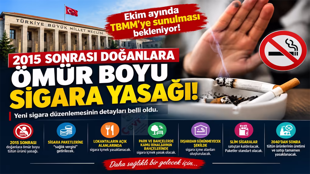 Sigara Düzenlemesinde Yeni Dönem! 2015 Sonrası Doğanlara Ömür Boyu Yasak Planlanıyor