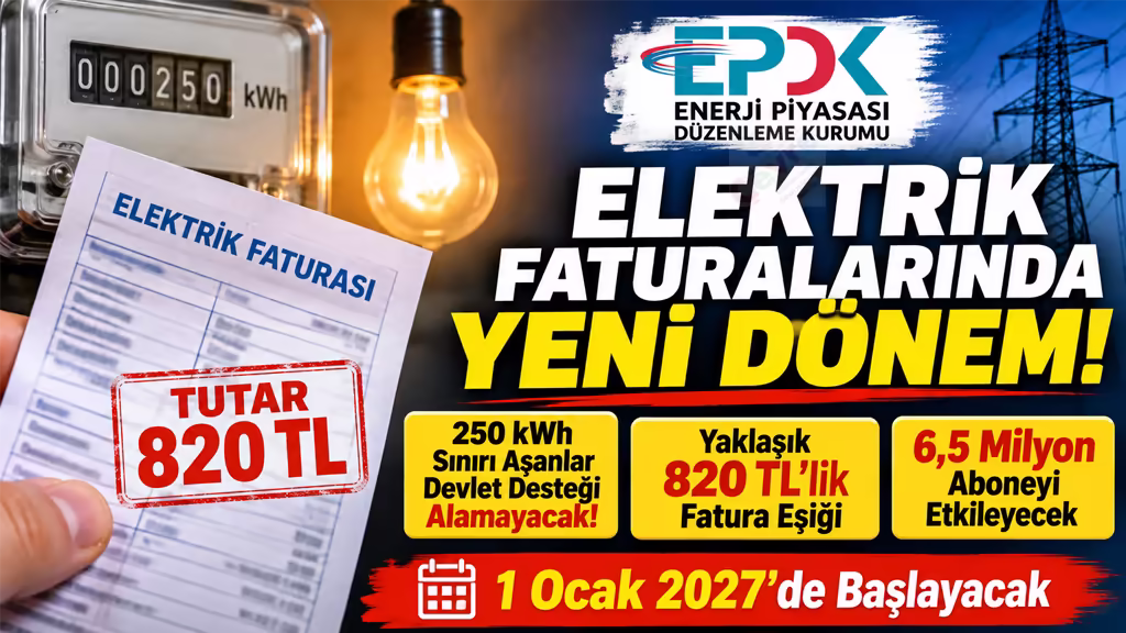 Elektrik Faturalarında Yeni Dönem