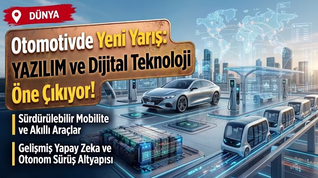 Otomotivde Yeni Yarış Yazılım ve Dijital Teknoloji Öne Çıkıyor