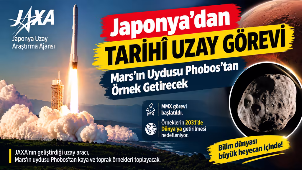 Uzay Araştırmalarında Tarihî Adım! Japonya Mars’ın Uydusundan Toprak Getirecek